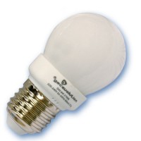 Scatola da 10 lampadine sferiche a basso consumo 11W E14 2700K Luce calda