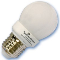 Scatola da 10 lampadine sferiche a basso consumo 11W E27 2700K Luce calda