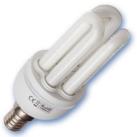 Scatola da 10 lampadine Mini a basso consumo 15W E14 4200K Luce naturale