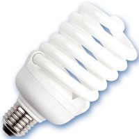 Scatola 10 lampadine basso consumo a spirale 40W E27 6400K Luce fredda
