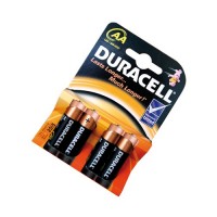Scatola da 20 blister da 4 pile Duracell Basic LR6 (AA) - batterie alcaline