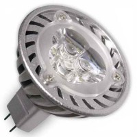 Lampadine LED MR16 G5.3 3,6W 190lm (3x1W) 38º 6400k Luce fredda 