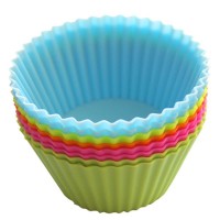 Kit 6 stampi muffin in silicone