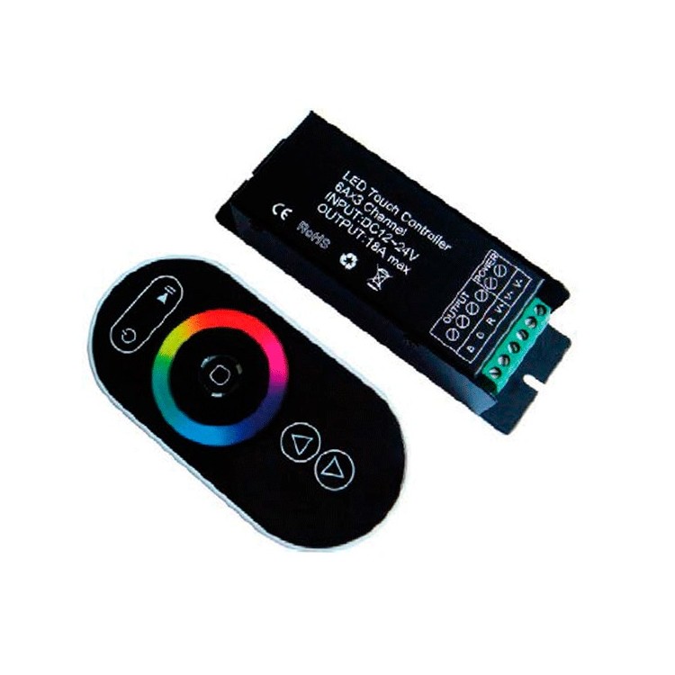 Centralina di controllo LED RGB con telecomando tattile