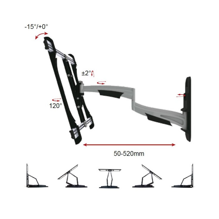 Kit Viti Per Staffa TV Seiki - M4, M5, M6, M8 - Supporto Montaggio A Parete Bolt World