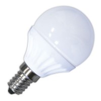 Lampadine LED 560lm sferiche 6W E14 4200K 120º