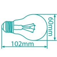 Scatola da 10 lampadine ECO alogene standard E27 70W (100W) 