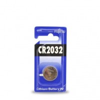 Scatola da 20 pile bottone al litio Fujitsu CR2032 3V - Blister 1 batteria