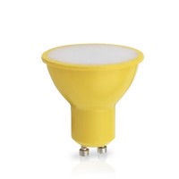 Lampadina LED GU10 decorativa gialla 4W