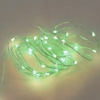 Filo luce natalizia LED verde 2m. IP20