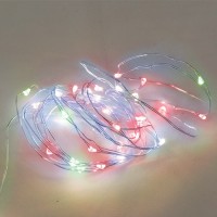 Filo luce natalizia LED RGB multicolore 5m. IP44
